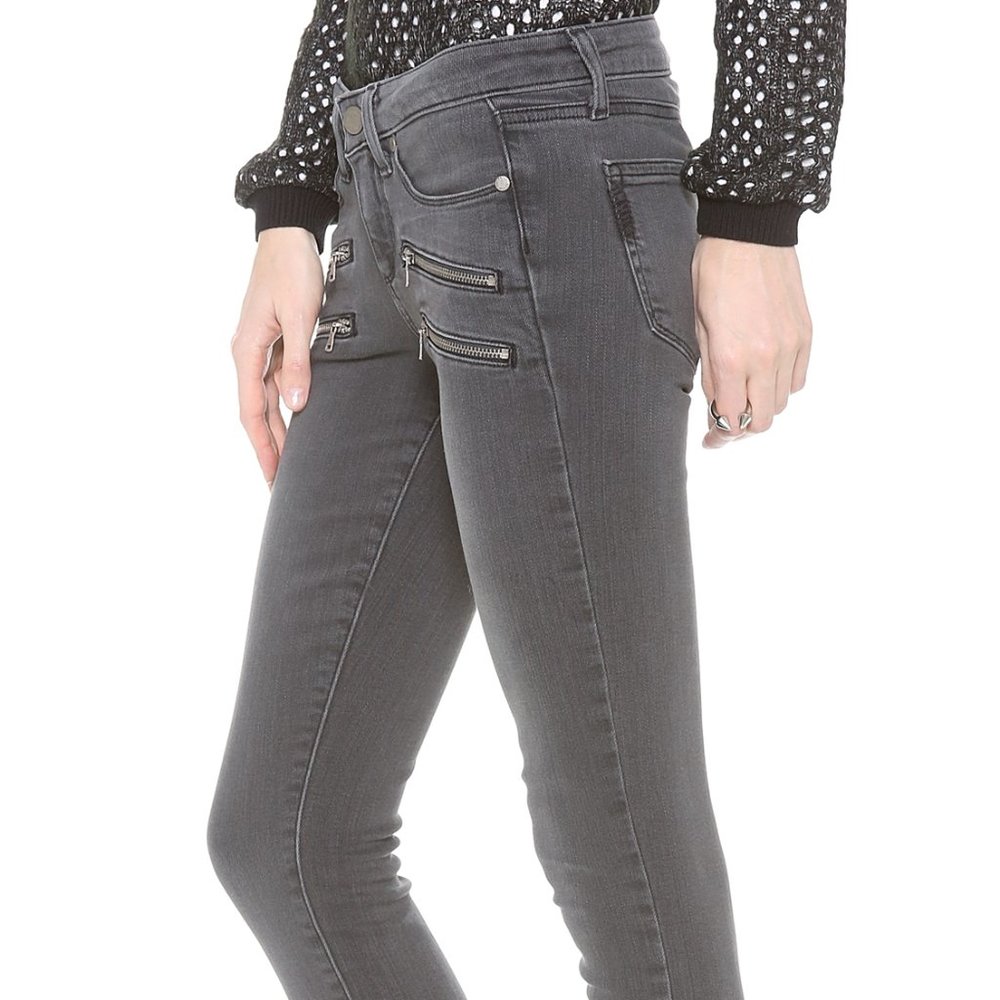 Paige - Ultra Skinny Jeans - Gray - Size 25